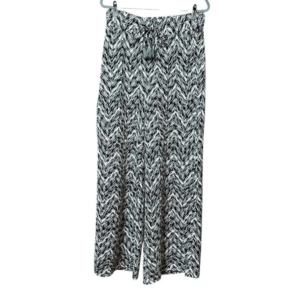 Ramy Brook Taytum Space Dye Chevron Knit Swim Cover Up Pants Size Large - Picture 9 of 12